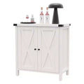 Adjustable Shelf and 2 Barn Doors,Farmhouse Sideboard Buffet Cabinet, for Living Room, Dining Room American
