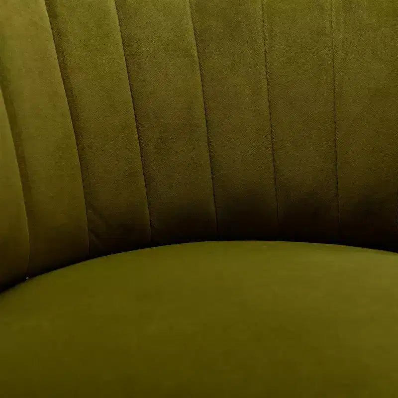 360 Swivel Accent Chair Barrel Chair Velvet Upholstered Armchair Round Cuddle Reading Chair Vanity Chair - ModernLuxe