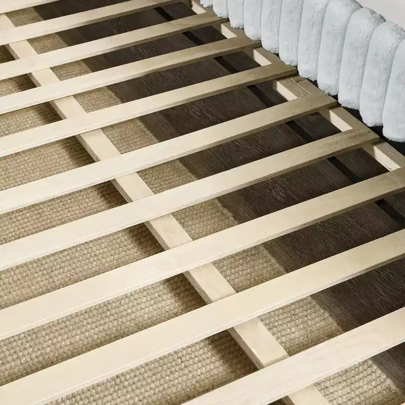 EHMKNP Twin Size Daybed, Upholstered sofa bed,The bottom pulls out to form a bed,Plaid