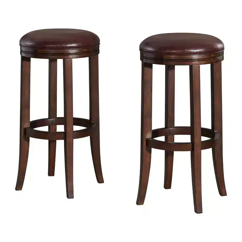 Set of 2 Natick Bar Height Stools - Alaterre Furniture